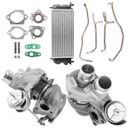 Pair Turbo Intercooler Line Kit for Ford F150, Transit 350, Navigator 3.5L (2013–2016)