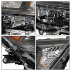 Headlight Assembly for Toyota RAV4 (2019–2022) LED Left + Right Black