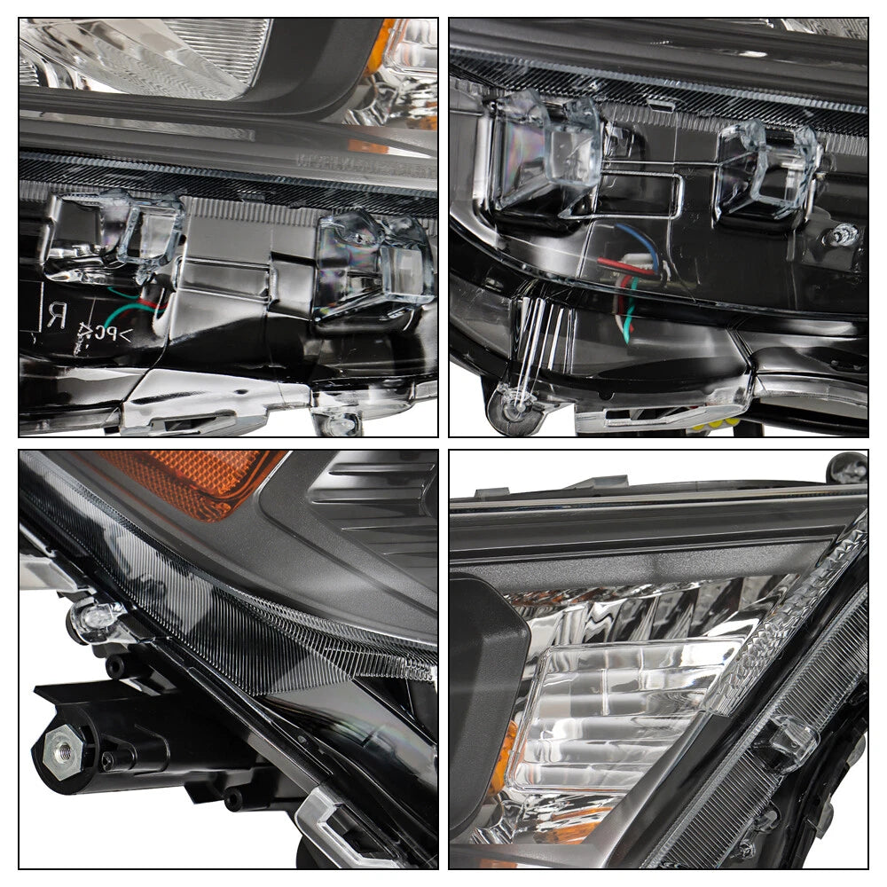 Headlight Assembly for Toyota RAV4 (2019–2022) LED Left + Right Black