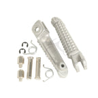Front Rider Footrest Pegs for Yamaha YZF R1 (1998–2025), R6 (1999–2020)