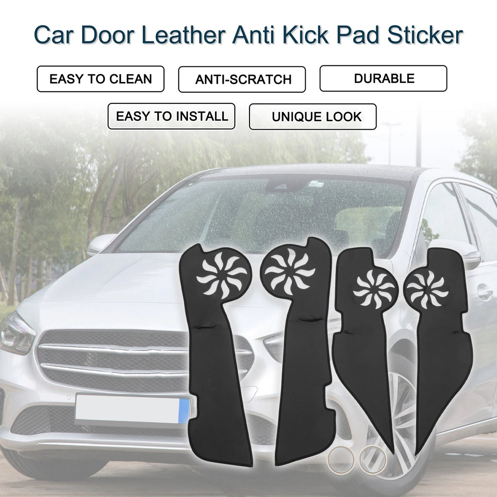 Set of 1 Car Door Leather Anti Kick Pad Sticker for Mercedes-Benz B200 (2000–2008)
