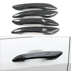 4pcs Carbon Fiber Exterior Side Door Handle Covers for Hyundai Elantra (2021)