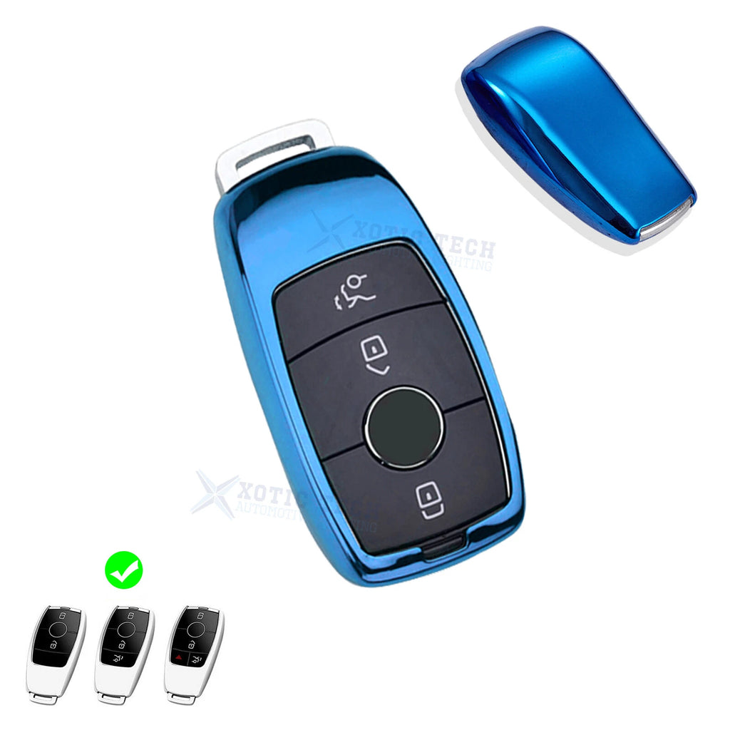 TPU Remote Key Fob Cover Case for Mercedes E-Class (2014–2024)
