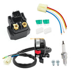 Start Stop Switch & Starter Relay Plug Spark Kit for Yamaha Kodiak 400 (2000–2001)