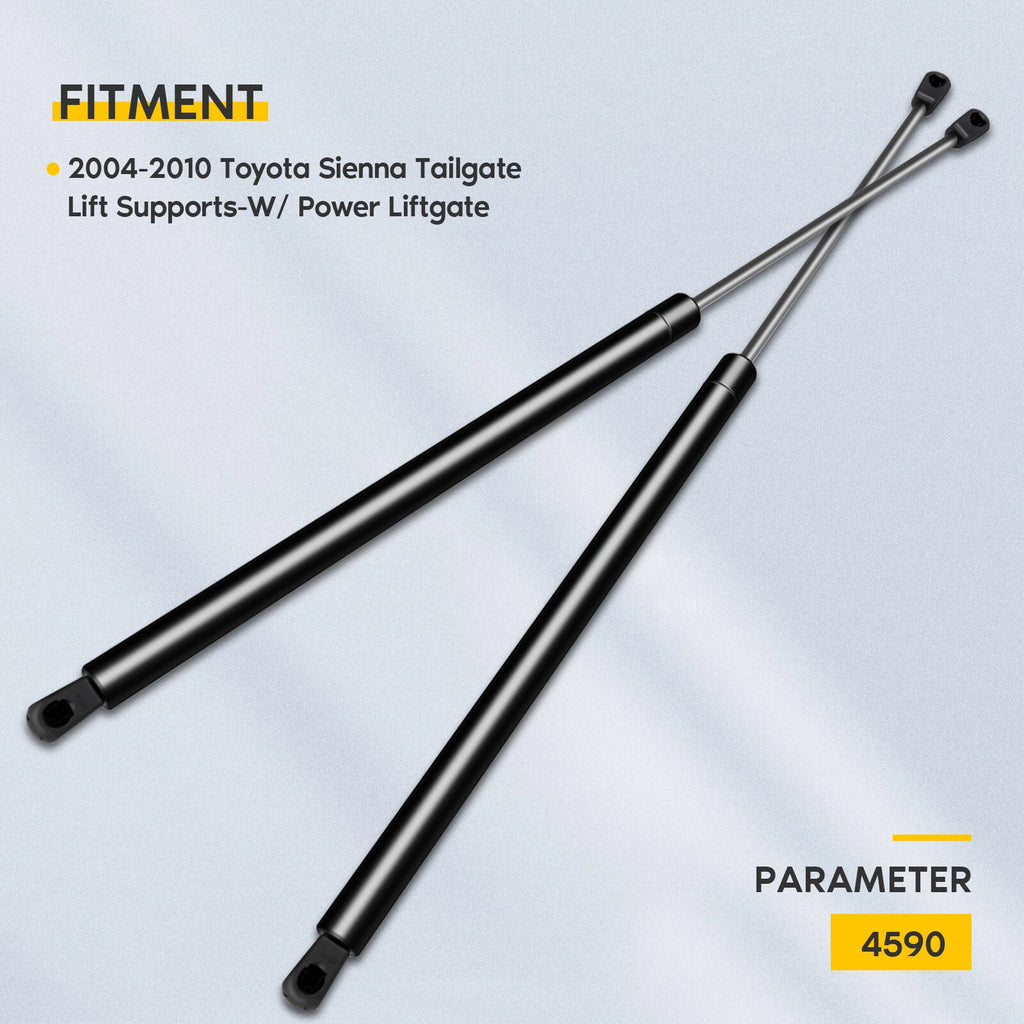 2X Lift Supports for Toyota Sienna (2004–2010) Power Liftgate Gas Springs