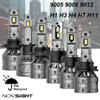 Set of 6 LED Headlight Bulbs H4 H7 H11 H13 9012 9006 9005 30000LM