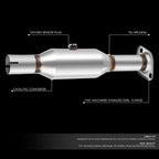 Rear Catalytic Converter for Ford Escape Mazda Tribute Mercury Mariner (2009–2012)