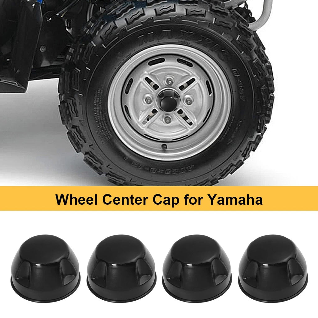 Set of 4 Rubber Wheel Caps for Yamaha Grizzly 350 400 450 600 660 (2000–2014) 5GT-2512A-00-00