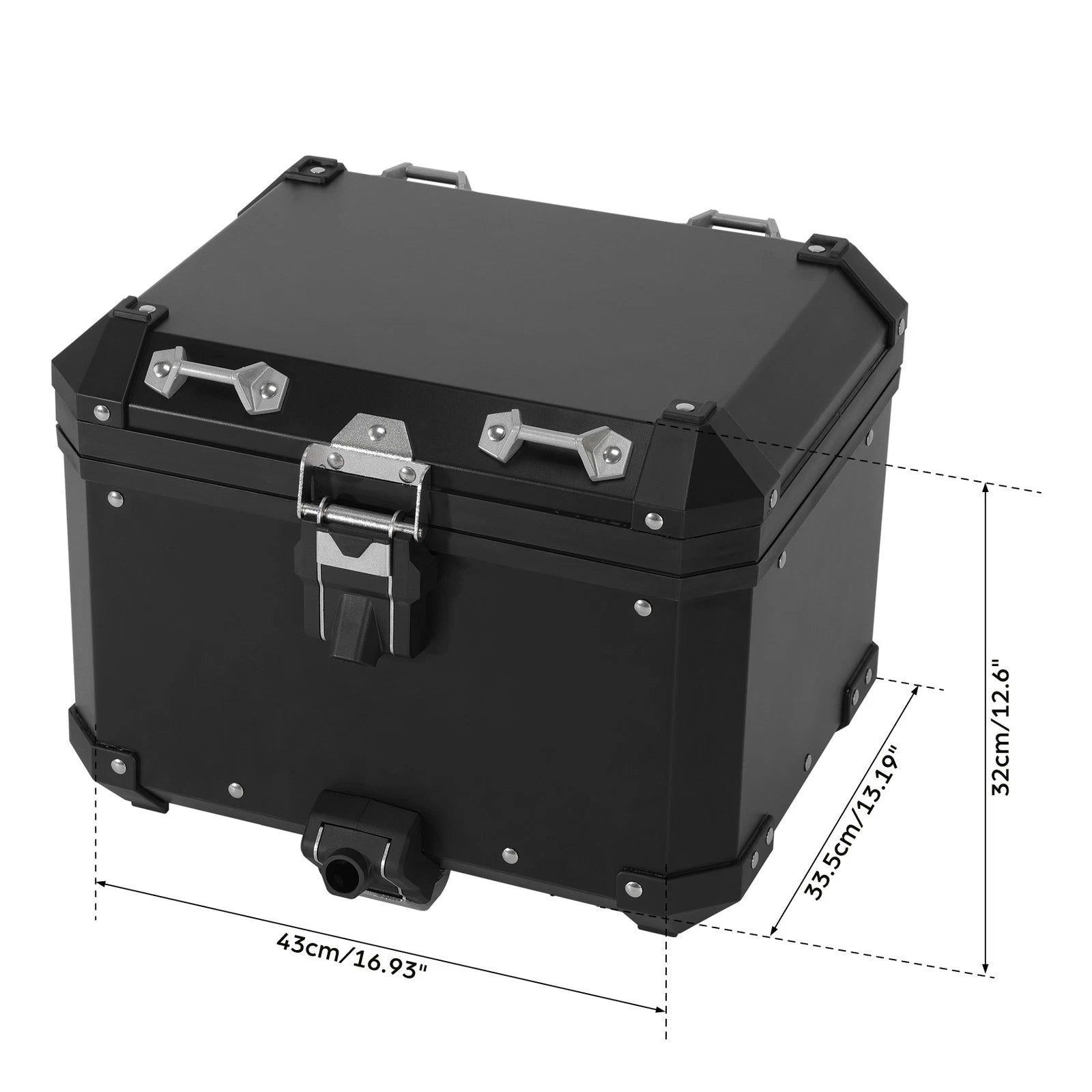 38L Top Case Tail Box for BMW R1300GS (2023–2025) - Black