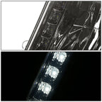 LED DRL Smoked Amber Headlight Lamps for Ford F-Series (1992–1996)