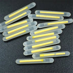 100pcs 1.5" Mini Green Glow Sticks for Night Golfing/Fishing