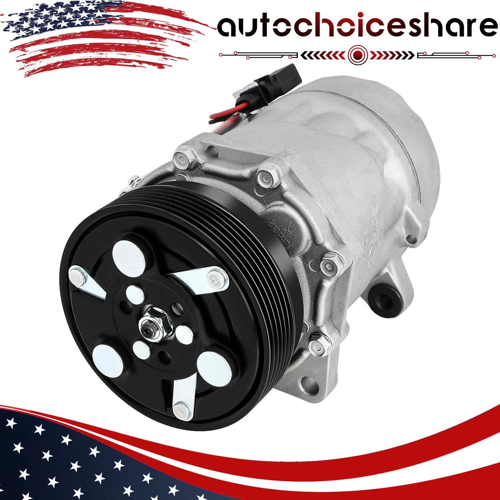 A/C Compressor with Clutch for VW Jetta Beetle 1.8L (2001–2005)