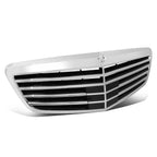 Mesh Front Bumper Grill Face Bar for Mercedes-Benz S350 S400 S450 S550 63 AMG (2010–2013)