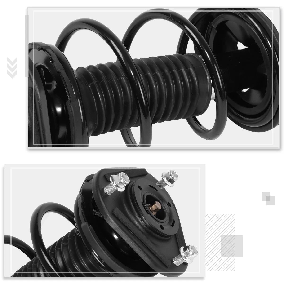 Complete Front Struts Assembly w/Coil Springs for Toyota Corolla Matrix (2009–2013)