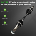 CV Axle Drive Shaft Set of 2 for Yamaha Bruin 350 (2004–2006)