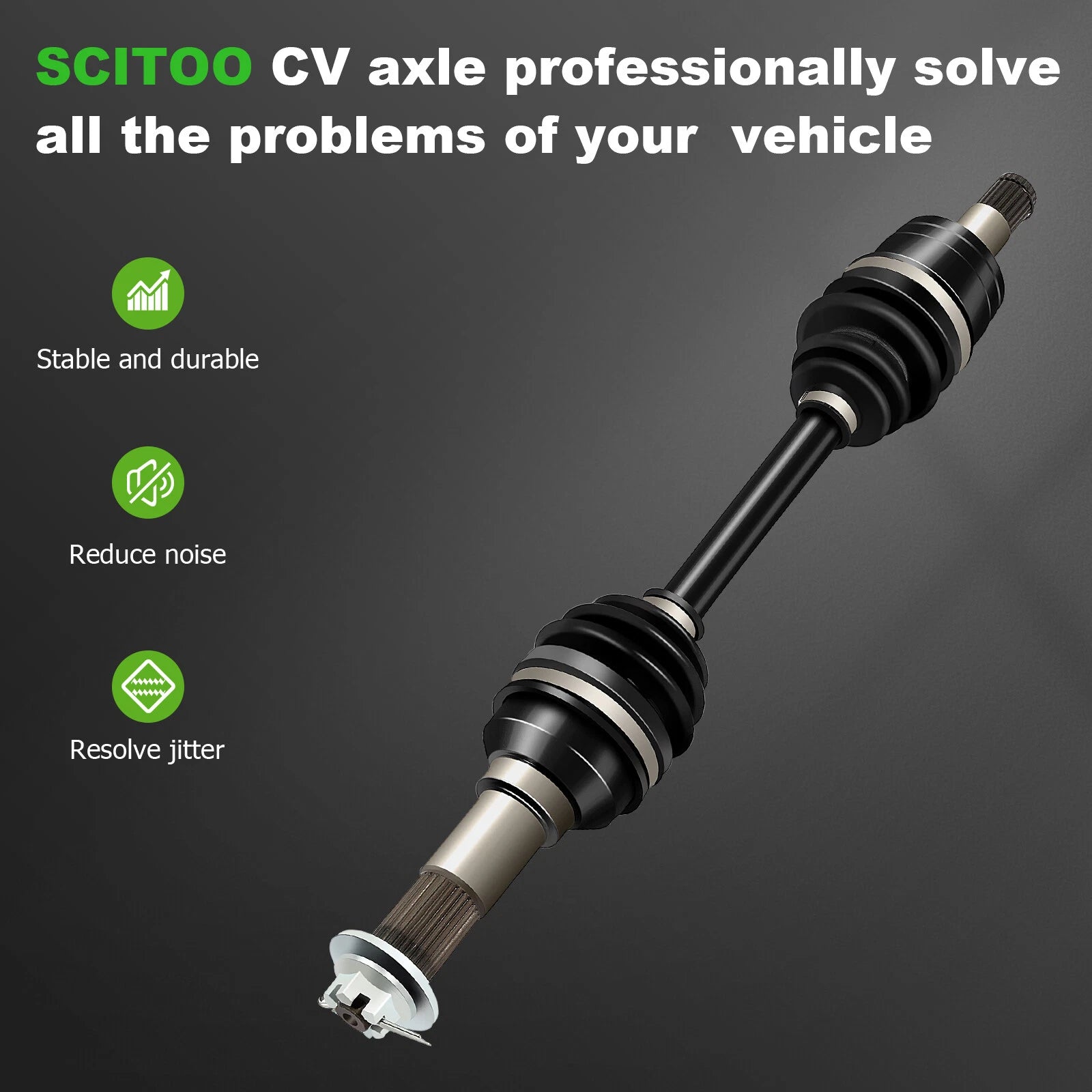 CV Axle Drive Shaft Set of 2 for Yamaha Bruin 350 (2004–2006)
