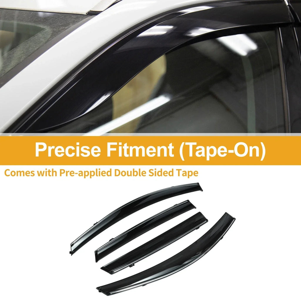 Window Deflectors for Hyundai Accent Hatchback 2012-2017 Side Vent Visors