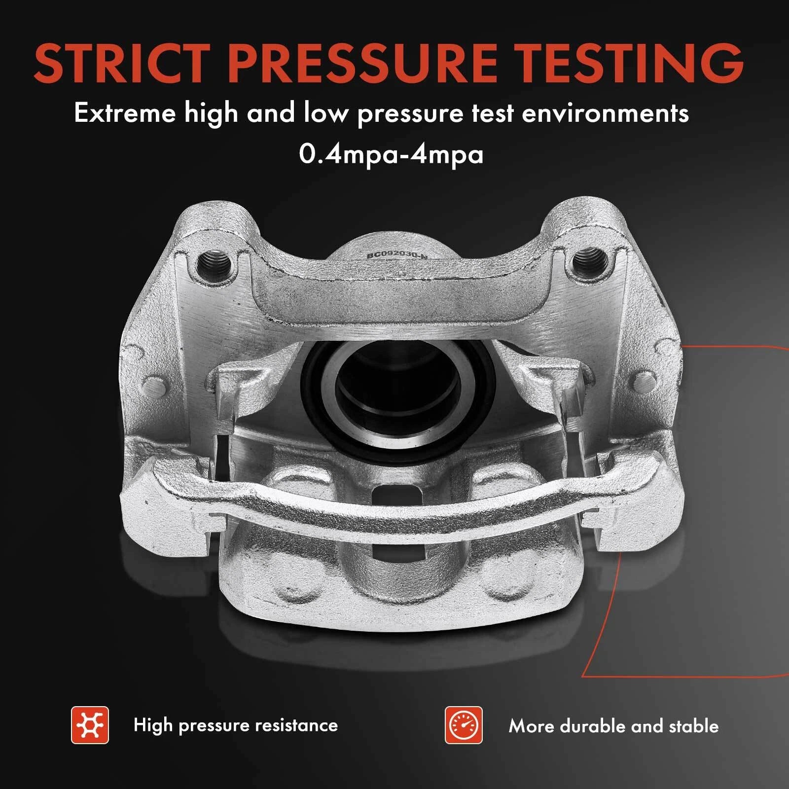 Front Brake Caliper Pair with Bracket for Chevrolet Equinox Malibu Impala