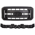 Front Grille with Reinforcement Mount for Ford F250 F350 F450 F550 (2011–2016)