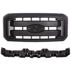 Front Grille with Reinforcement Mount for Ford F250 F350 F450 F550 (2011–2016)