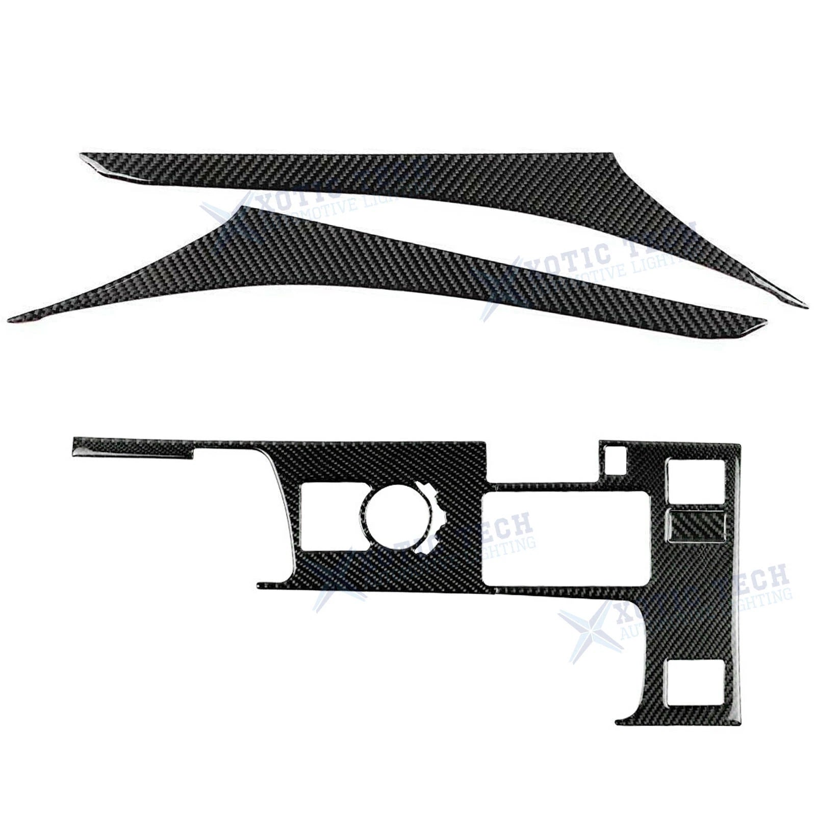 Carbon Fiber Gear Shift Box Panel & Side Cover Trims for Lexus IS250 (2014-2015)