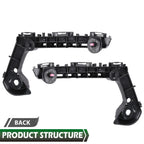 Set of 2 Front Bumper Bracket Retainers for Toyota Corolla (2019–2021)