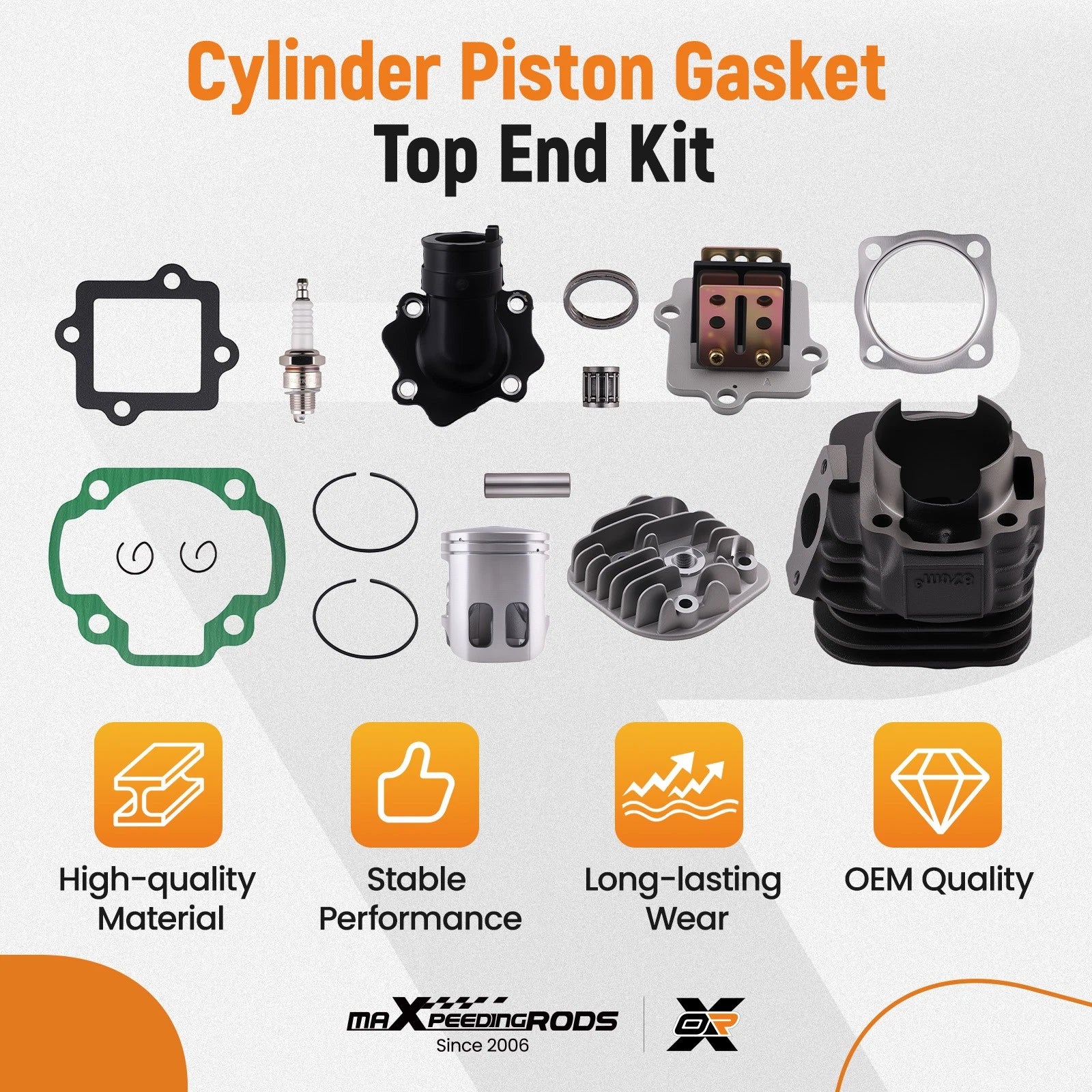 Big Bore 100cc Cylinder Kit for Polaris Sportsman Scrambler Predator (90)