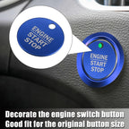 Engine Start Stop Button Cover Kit for Ford F-150 (2016–2021) Blue