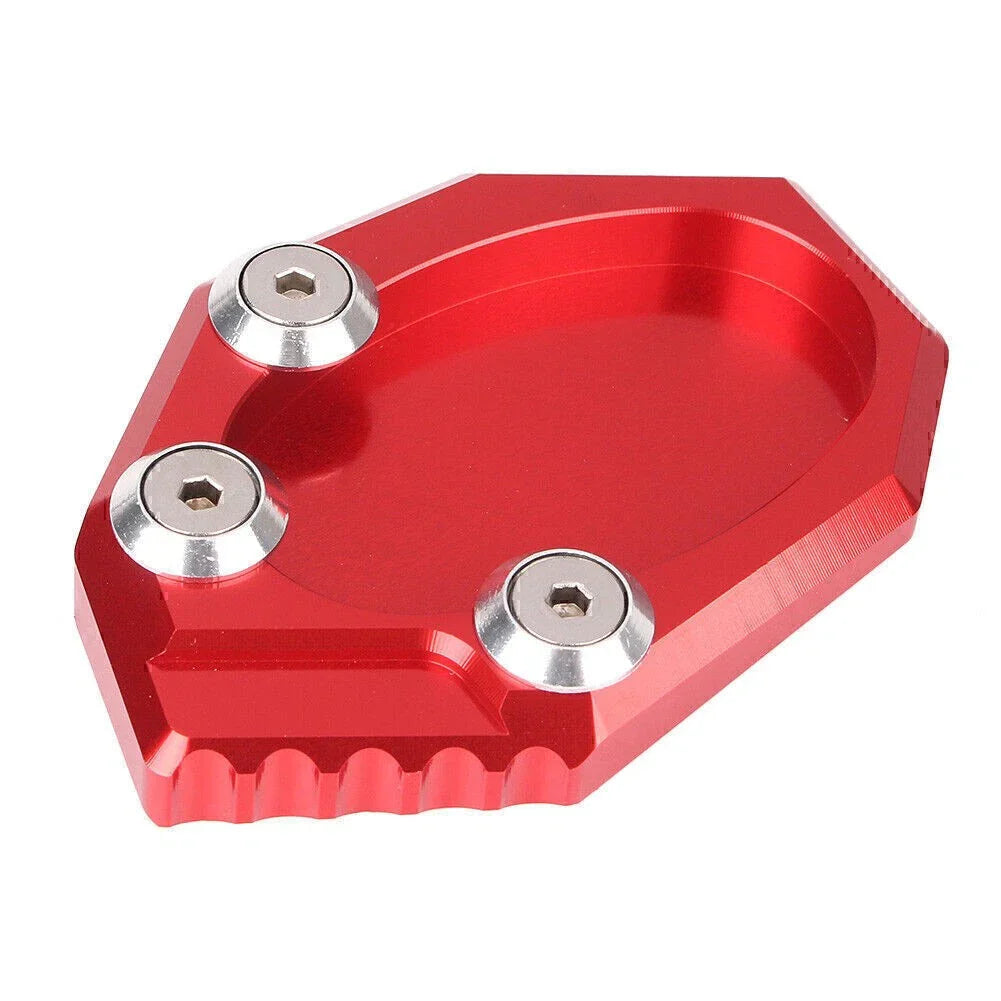 Kickstand Pad for Kawasaki VERSYS 650 KLX250 (2010-2014) Red