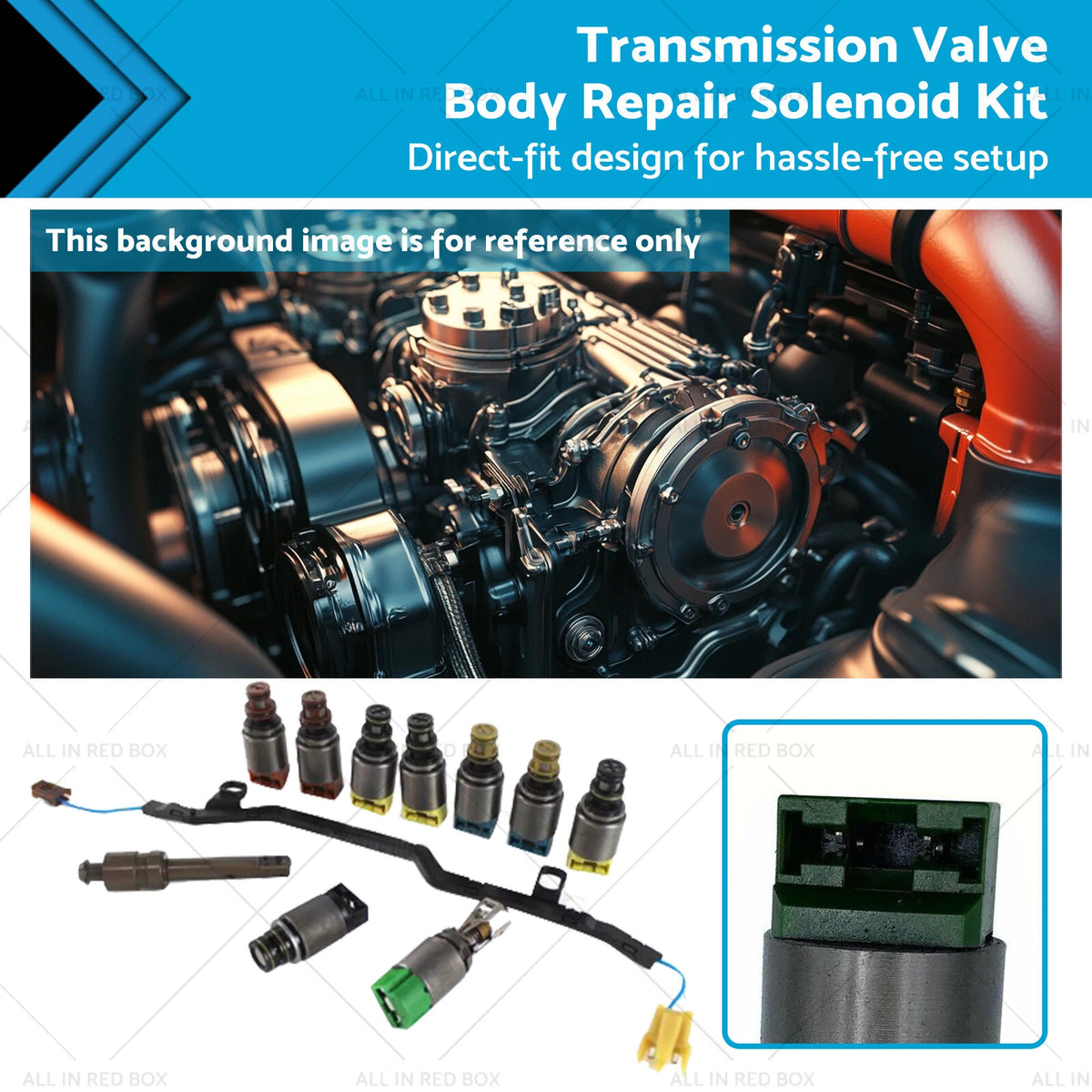 Transmission Valve Body Repair Solenoid Kit for BMW 528i 535i 650i 740i (2000–2016)