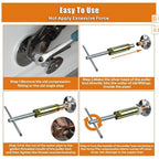 Compression Fitting Puller Tool for Sink Dishwasher Toilet (1/2 Inch)
