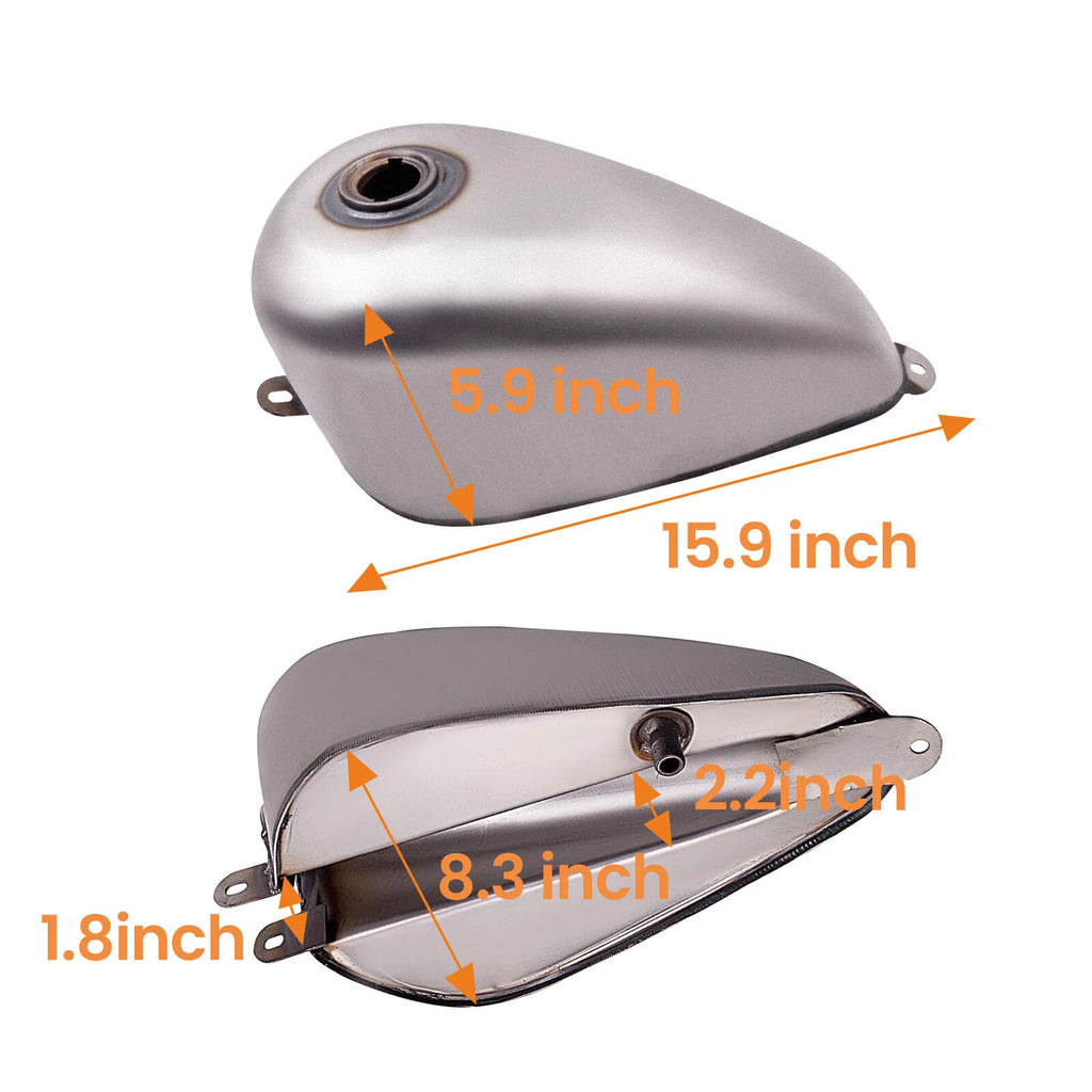 1.5 Gallon Gas Fuel Tank for Harley Sportster Ironhead (1955–1978)