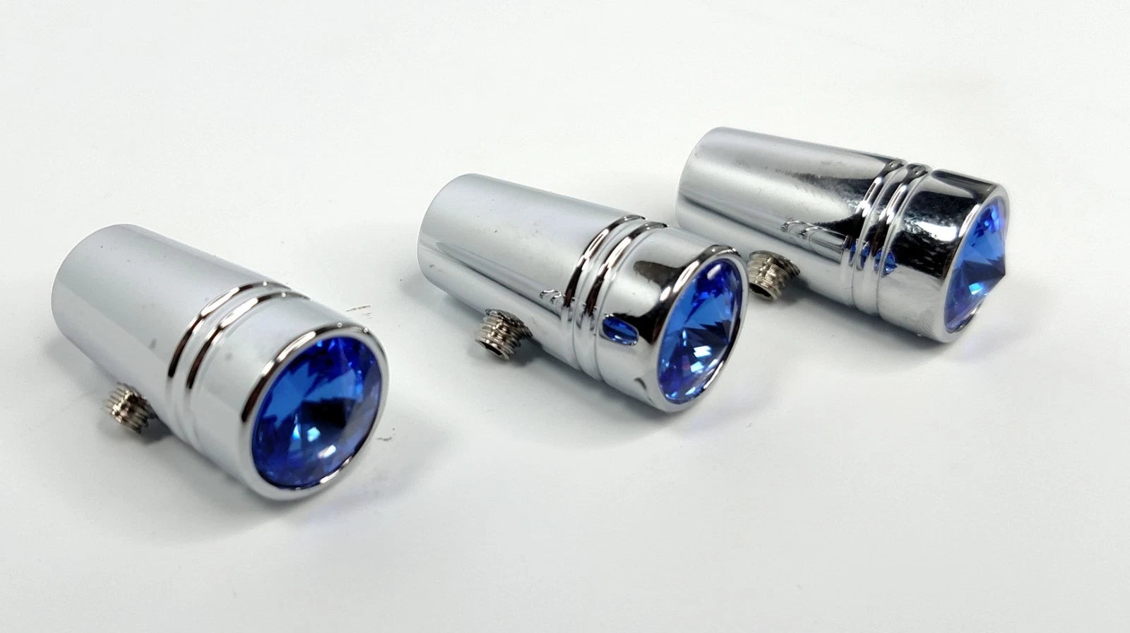 Mini Toggle Switch Extension Set Chrome Metal for Peterbilt Blue Crystal (2007–2025)