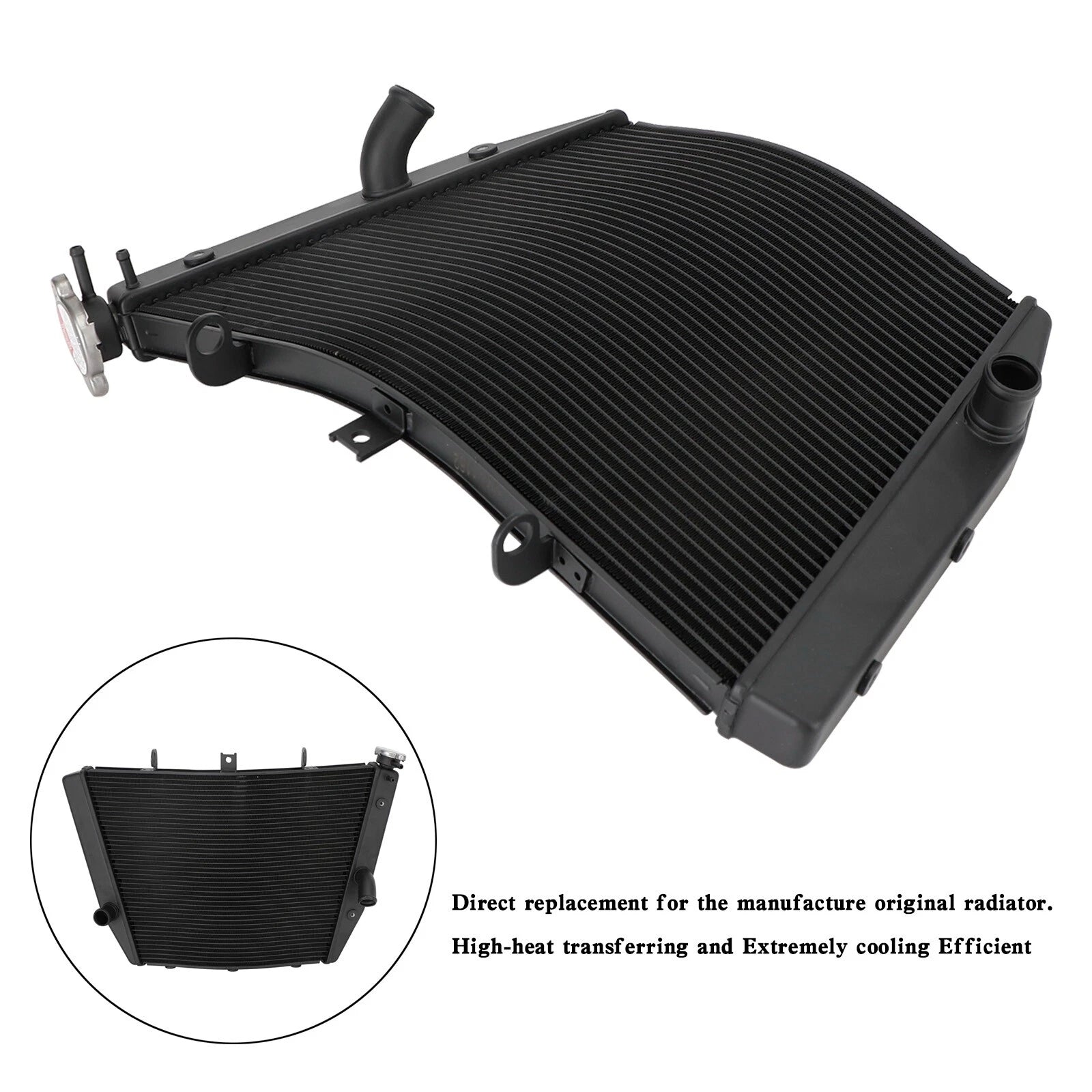 Aluminum Radiator for Suzuki GSXR1000 GSX-R 1000 (2007–2008)
