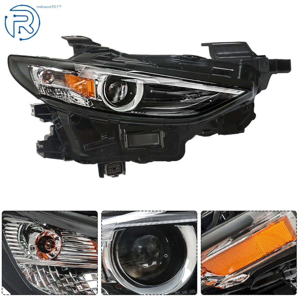Full LED Headlamp for Mazda 3 (2019-2021) Right Side Black