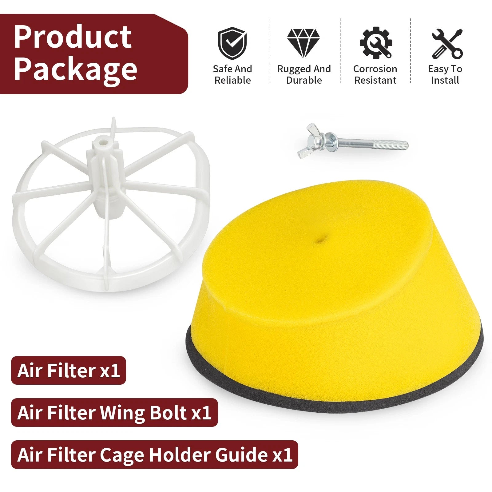Air Filter and Cage Holder Guide for Yamaha YZ125 YZ250 (2000-2023)