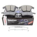 Bosch QuietCast Front Ceramic Brake Pads & Hardware for Ford Fusion MKZ (2013–2020)