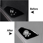Interior Car Door Lock Button Panel Cover Trim for Audi TT TTS TTRS (2008-2014)