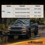 Pair of 0-2.5" Off-Road Rear Lift Shock Absorbers for Jeep Grand Cherokee (2011–2023)