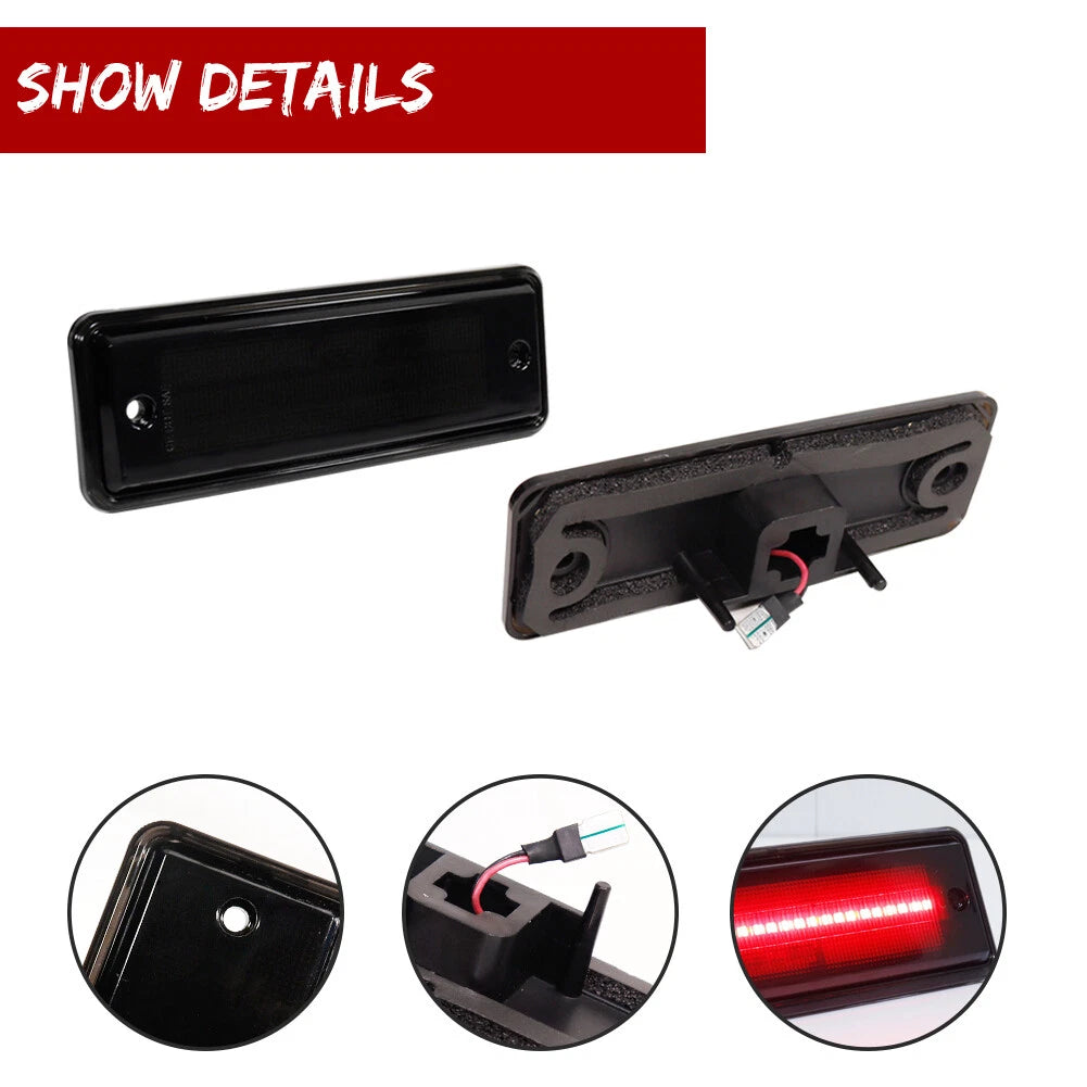 Rear Bumper Side Marker Reflector Lamps for El Camino, Caballero, Malibu (1978–1987)