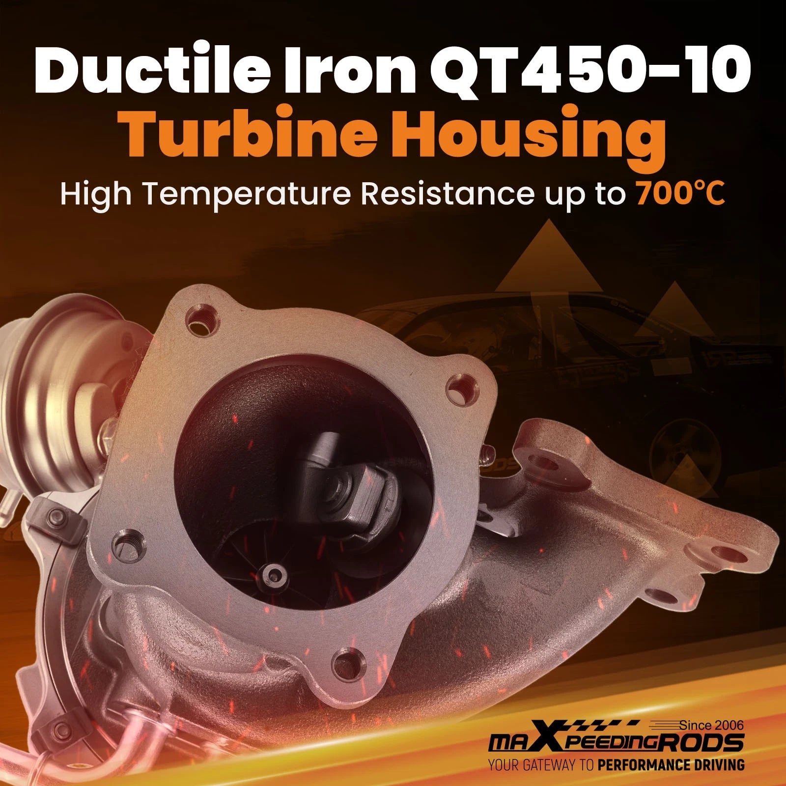 Turbocharger for Ford EcoSport 1.0L EcoBoost (2018–2021)
