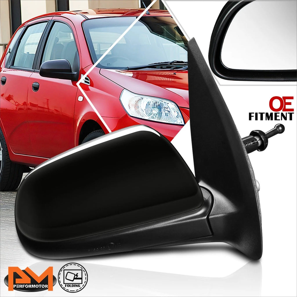 Manual Adjust Side Door Mirror for Chevy Aveo (2007–2011) Right OE Style