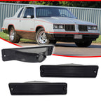 2X Smoke Front Bumper Parking Signal Lights for Oldsmobile Cutlass Supreme (1981–1988)
