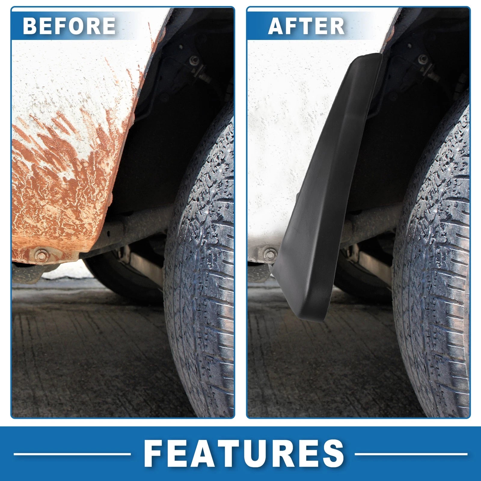 Mud Flap Splash Guard for Buick LaCrosse Sedan (2010–2016)