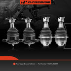 Set of 4 Front Side Ball Joints for GMC Yukon Chevrolet K1500 K2500