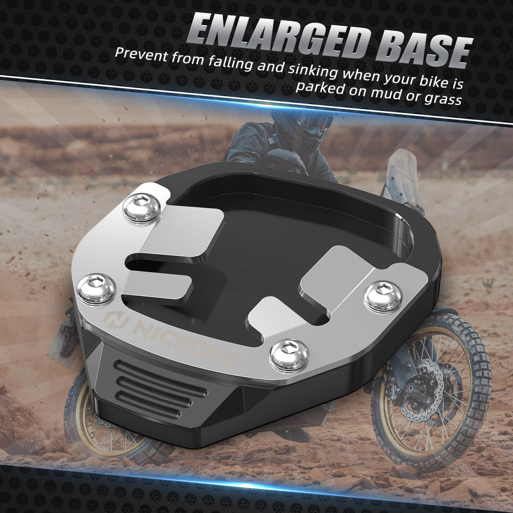 Kickstand Extension Plate for Yamaha Tenere 700 (2019–2023)
