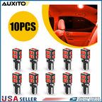 Red LED Parking Light Bulbs for Universal Fit (T10 Wedge)