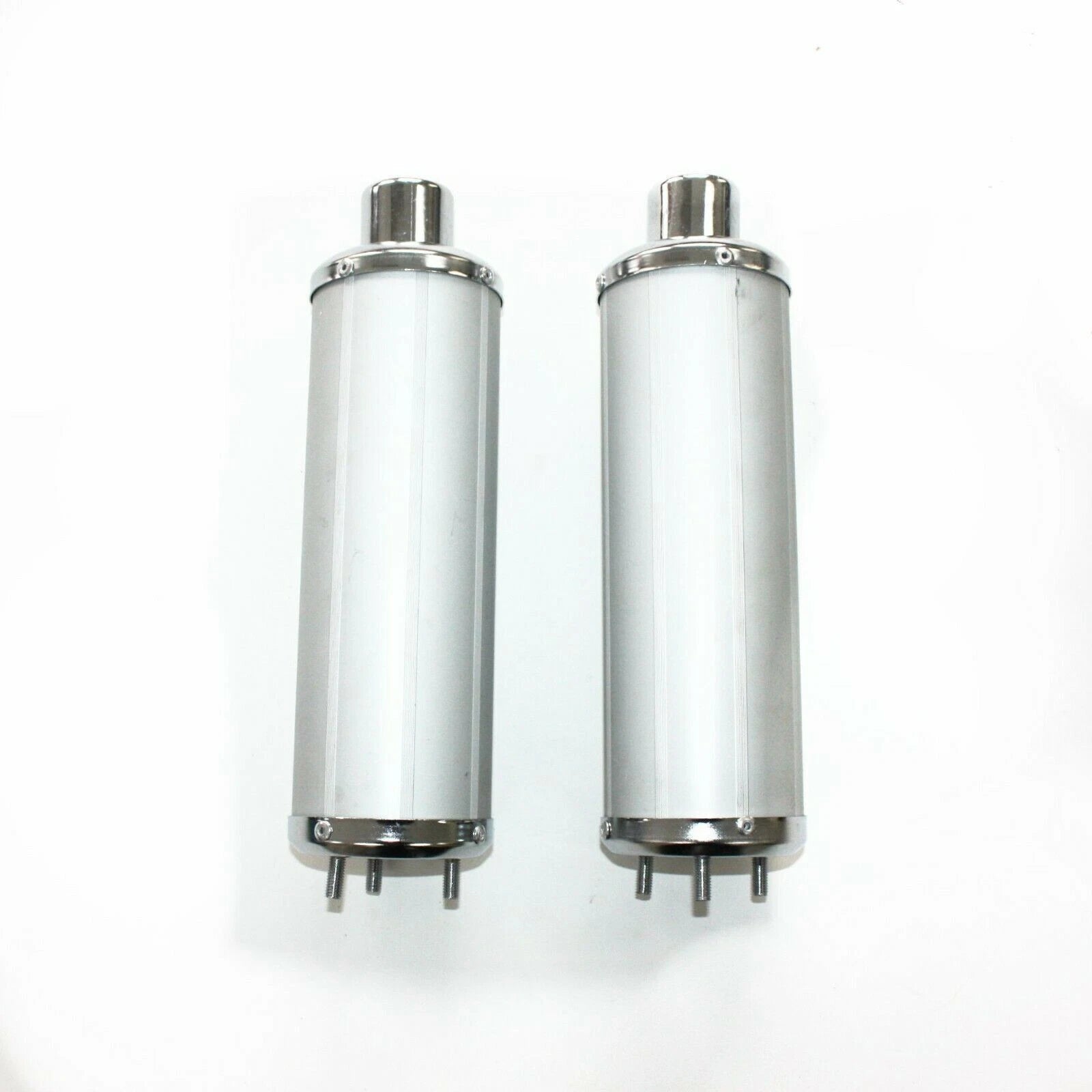 310mm Twin Exhaust Mufflers for 110 125cc Quad Dirt Bike ATV Dune Buggy
