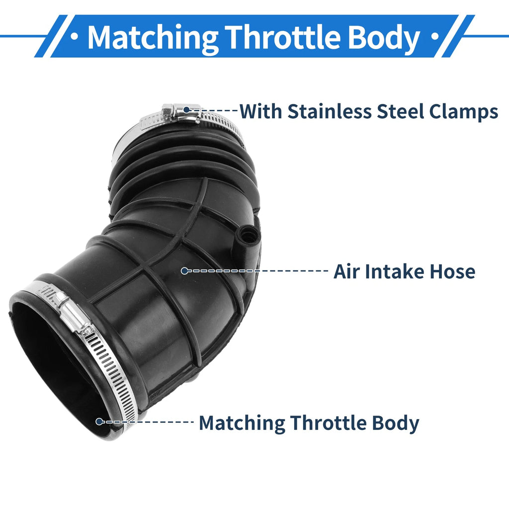 Engine Air Intake Hose with Clamps for BMW E46 E39 (2001–2005) No. 13541438761