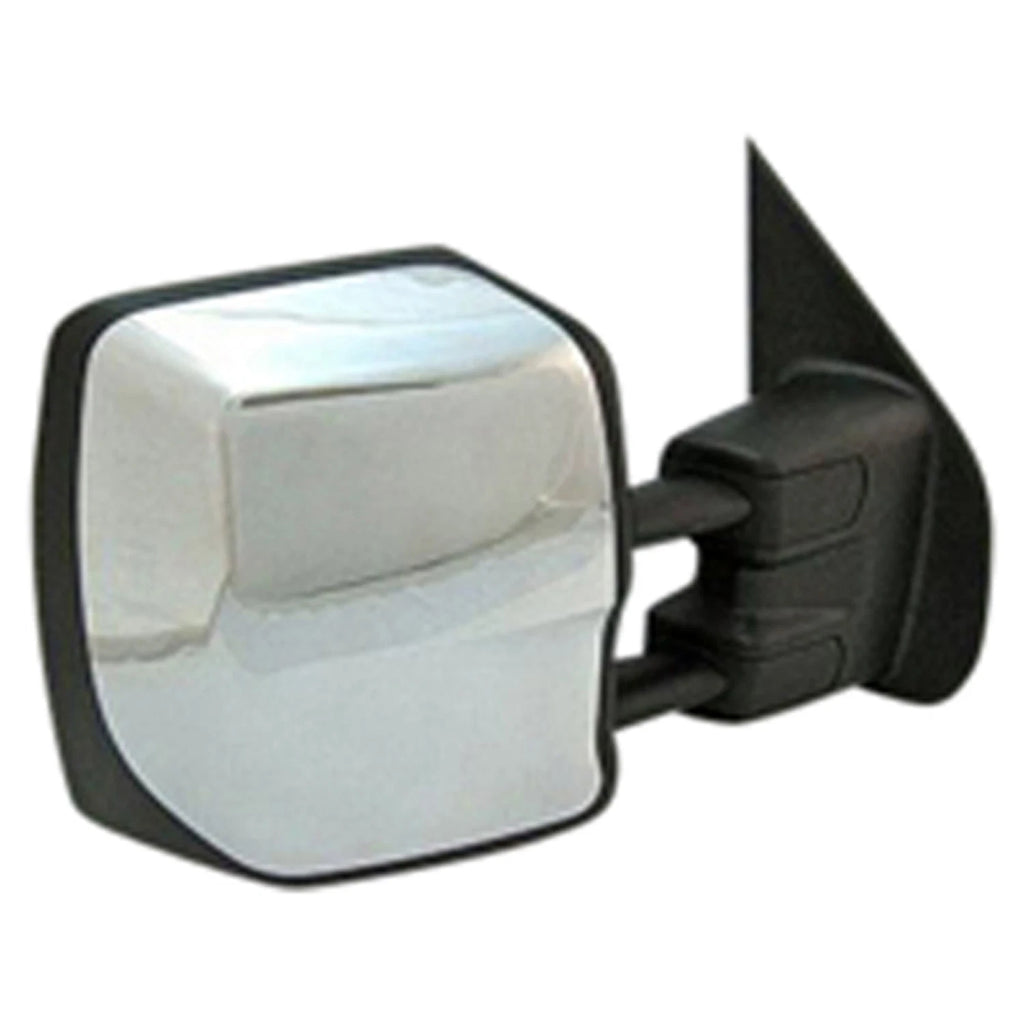 Replacement Chrome Passenger Side Power Door Mirror w/Heated Glass